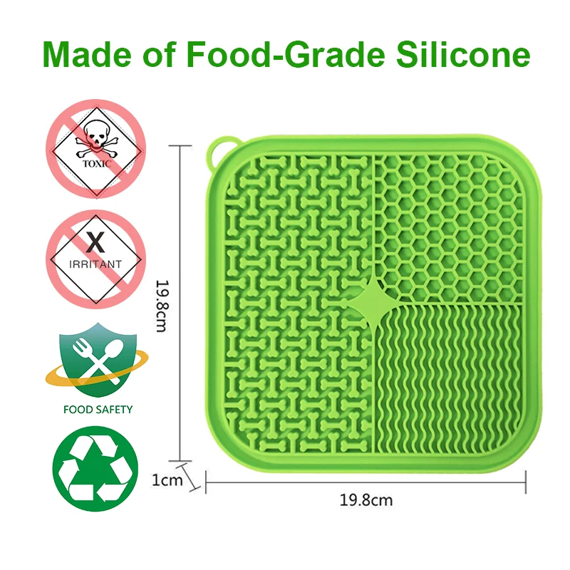Alfombra para lamer verde