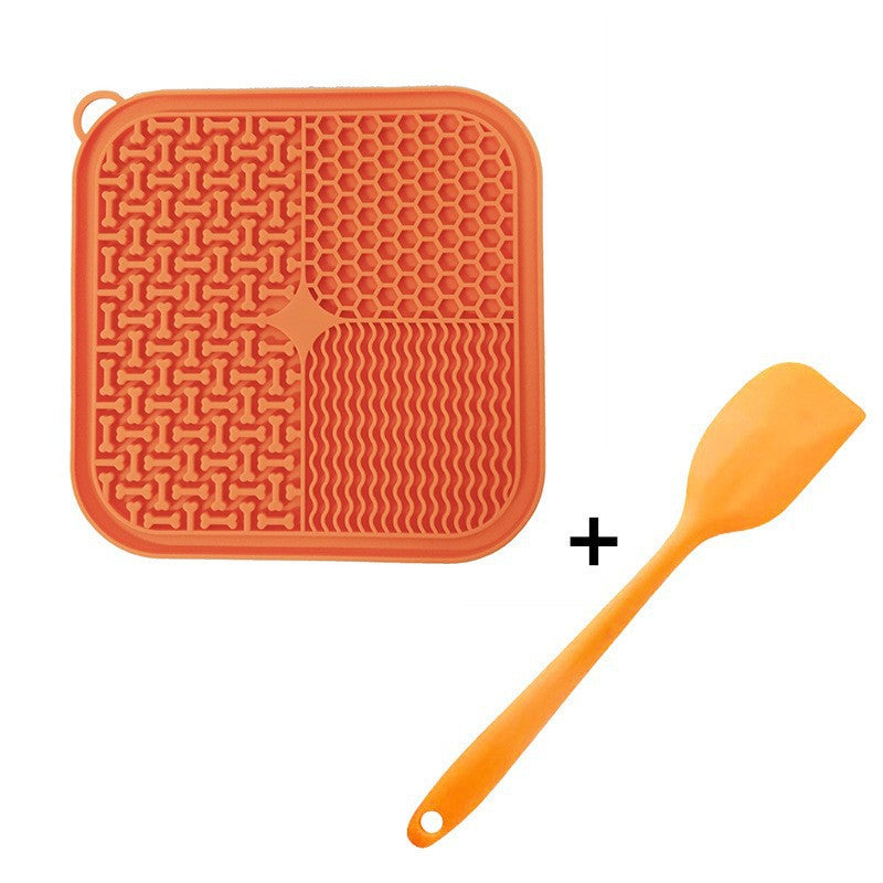 Alfombra para lamer naranja